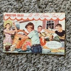 Vintage Proctor-Silex Ice Cream Freezer Recipe Book